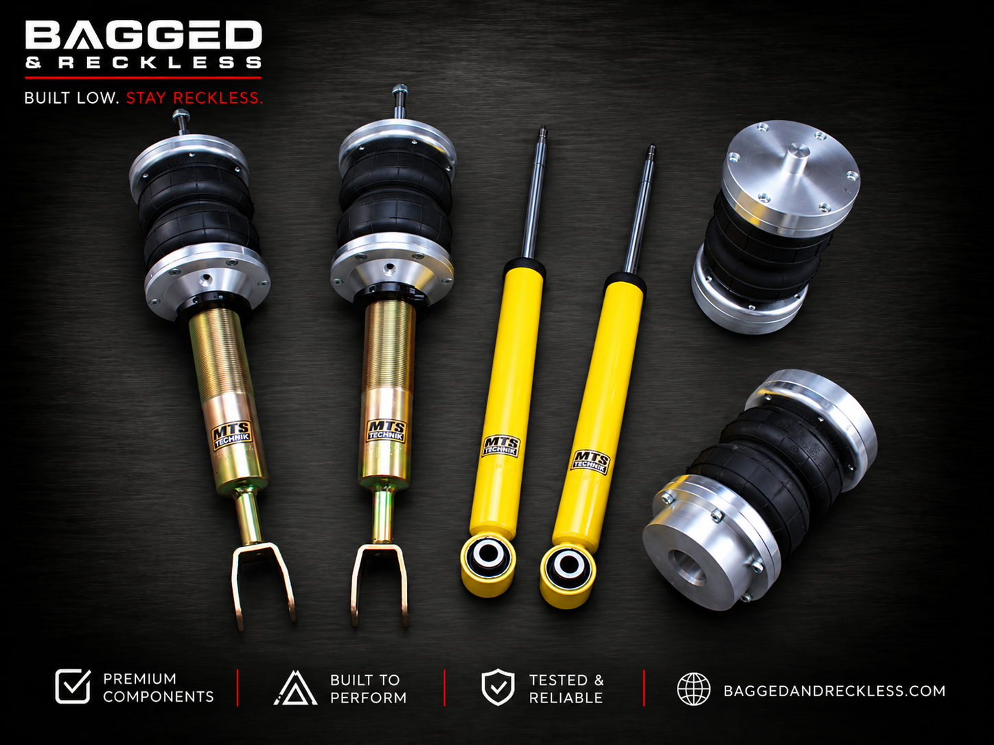 Audi A4 B6 2000–2006 Air Struts – Complete Front & Rear Set