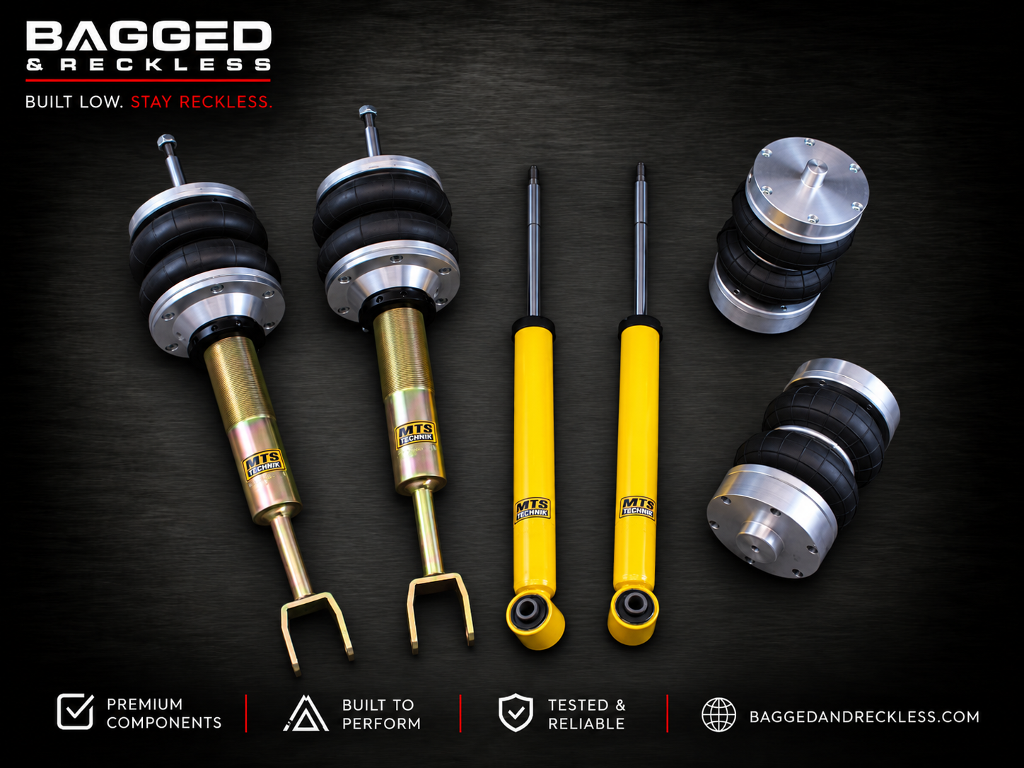 Audi A6 C6 2004–2011 Air Struts – Complete Front & Rear Set