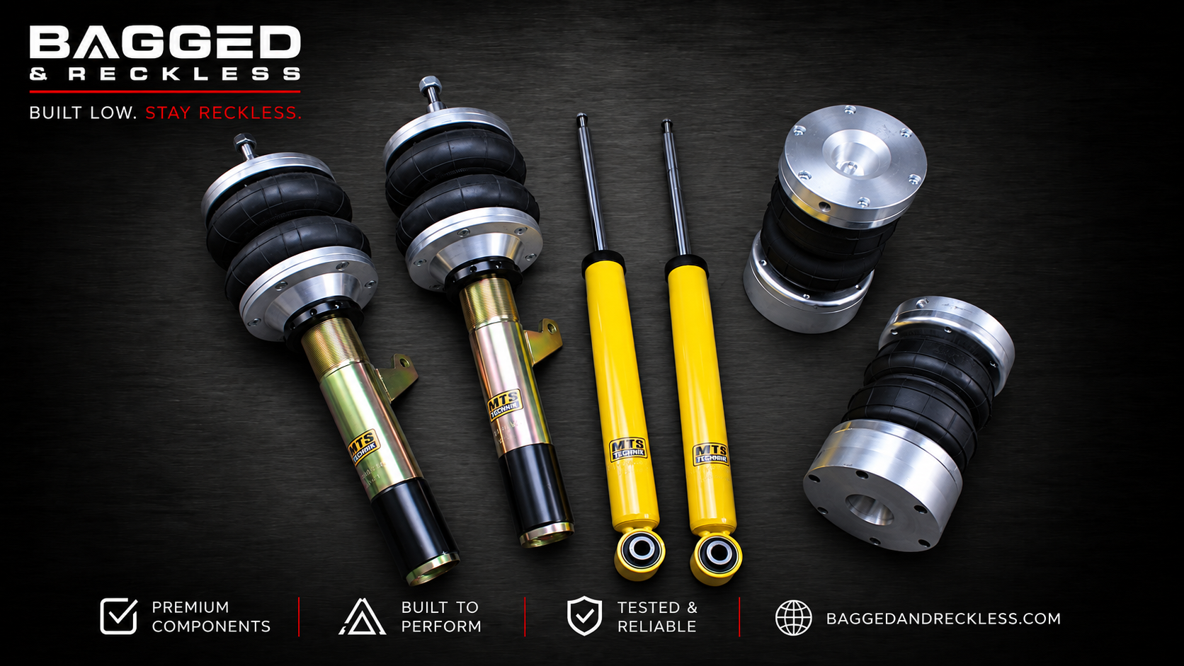 SEAT Leon MK2 1P 2005–2012 (FWD) Air Struts – Complete Front & Rear Set
