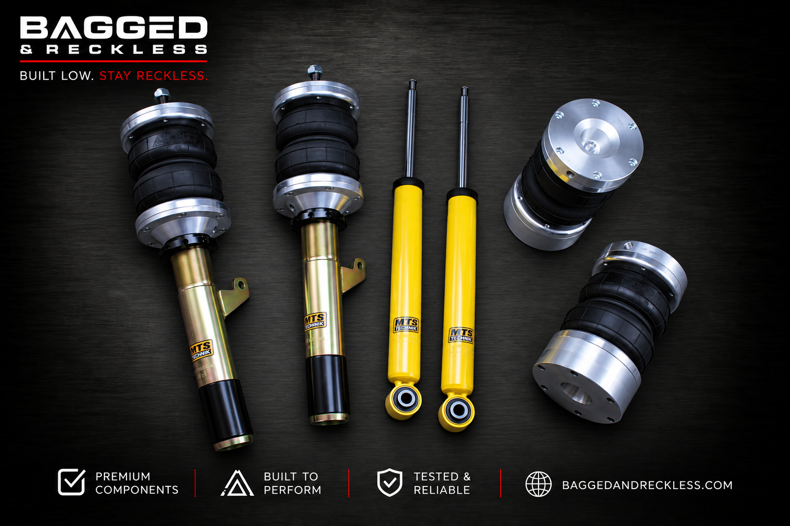 Audi A3 / S3 8Y 2020–Present Air Struts – Complete Front & Rear Set