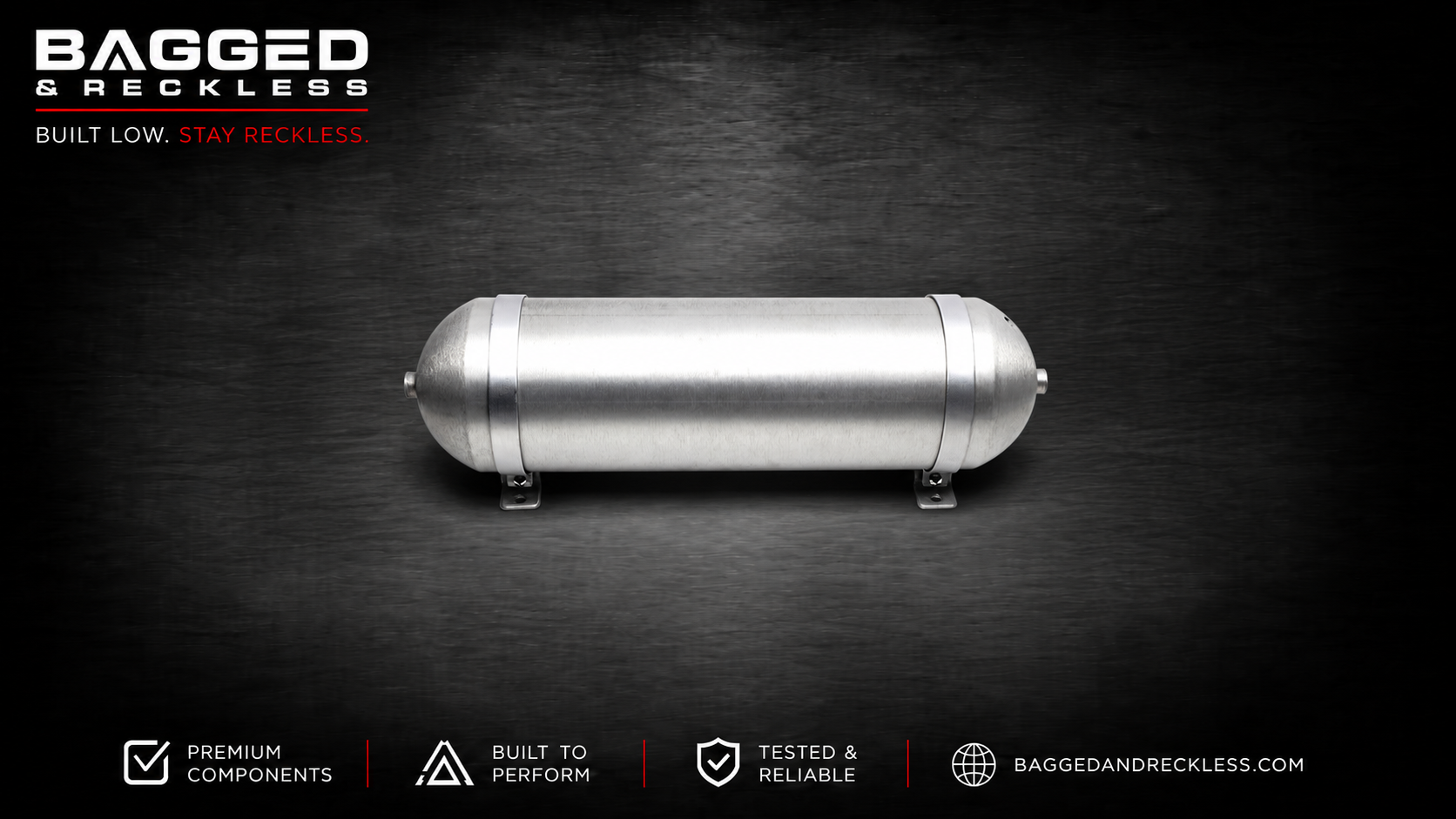 SEAMLESS TANK BRUSHED ALUMINIUM 11L