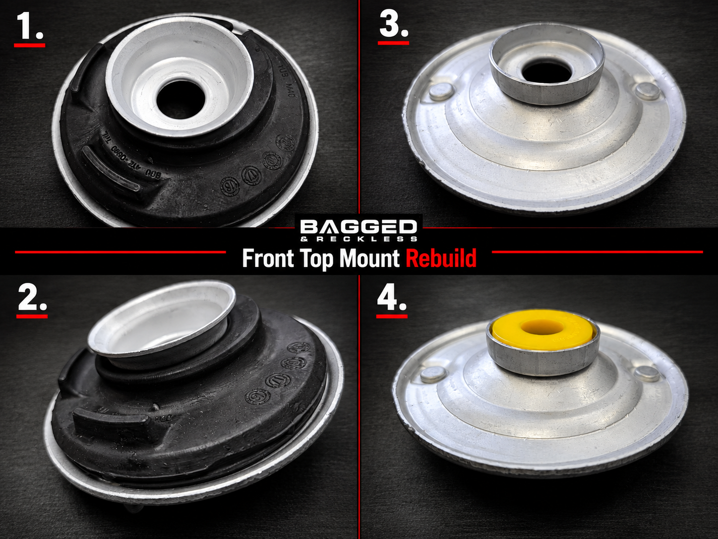 Additional image for Audi A6 C6 2004–2011 Air Struts – Complete Front & Rear Set
