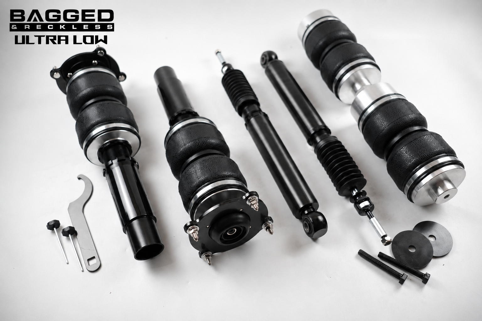 Additional image for Bagged & Reckless Ultra Low 2-Way Basic Digital Air Suspension Kit for Audi A7 C7 2011–2018