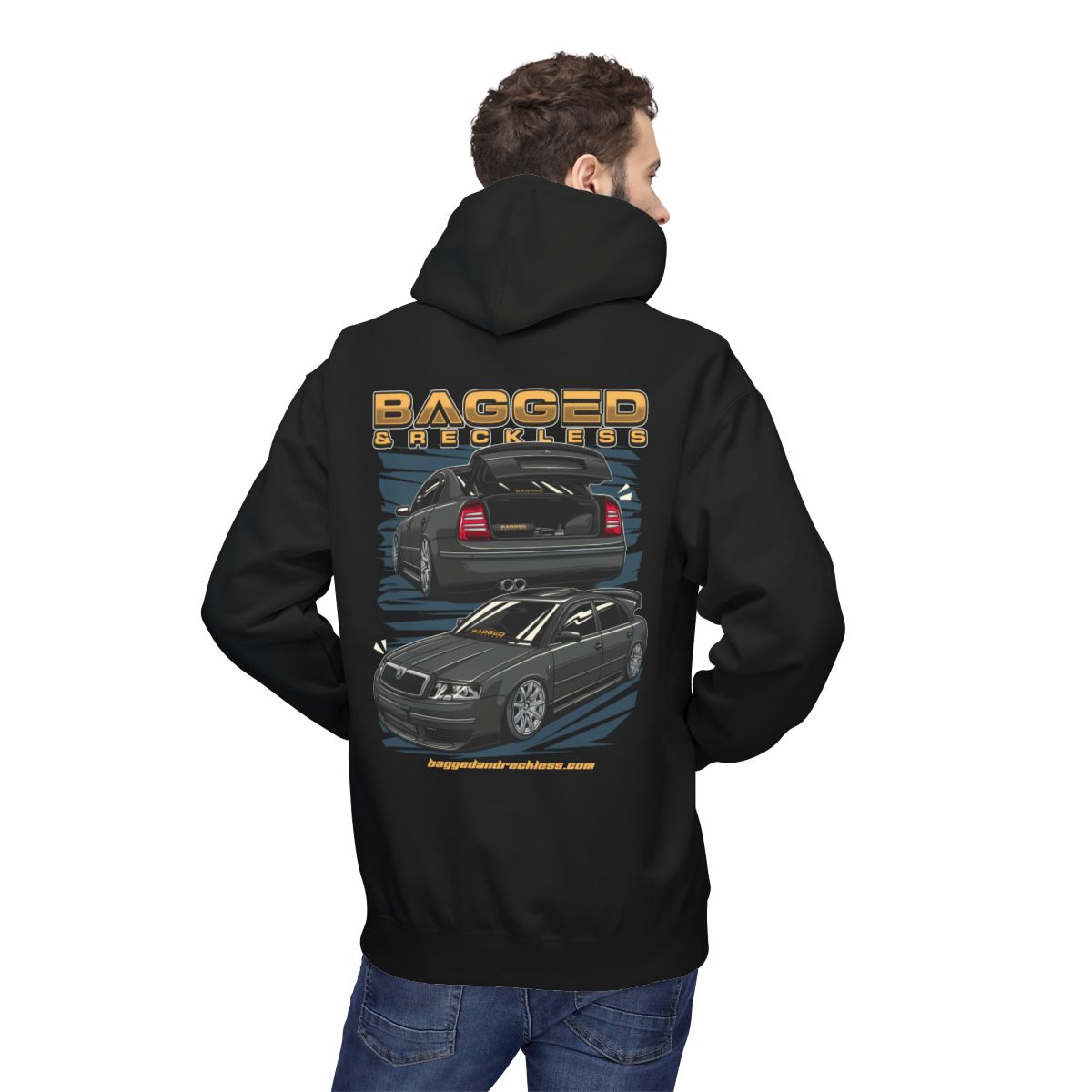 Additional image for Bagged & Reckless Skoda Hoodie