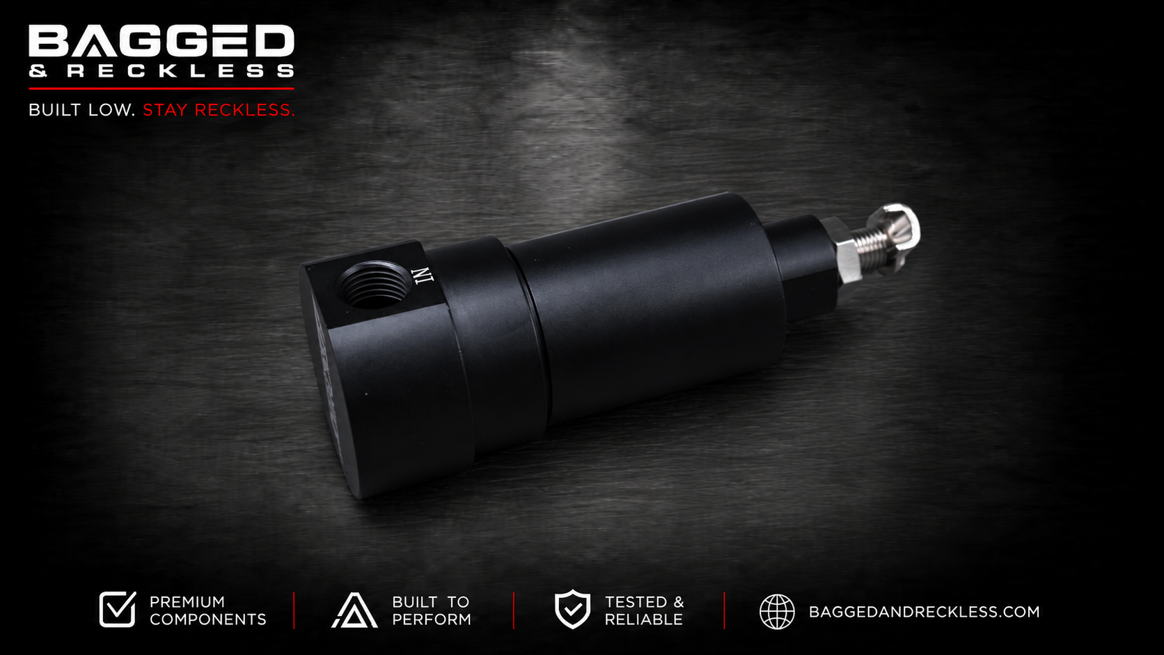 Additional image for WATER TRAP 1/4" - BLACK PREMIUM
