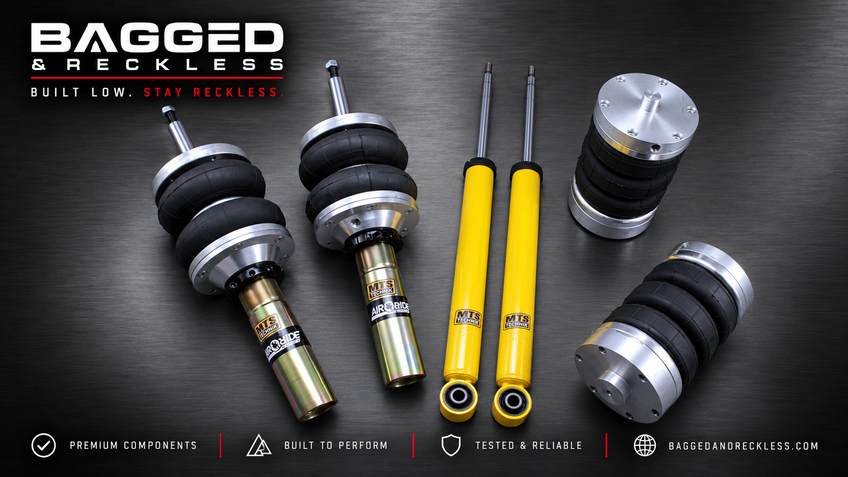 SEAT Exeo 2008–2013 (FWD) Air Struts – Complete Front & Rear Set