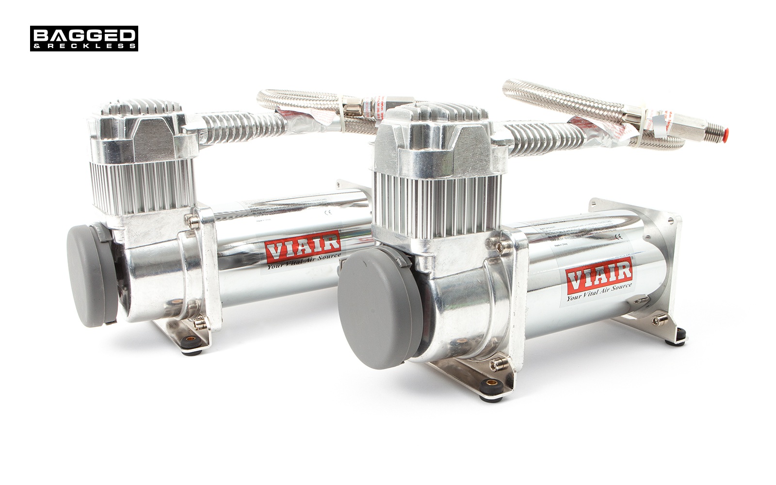 VIAIR 380C CHROME COMPRESSORS (DUAL PACK)