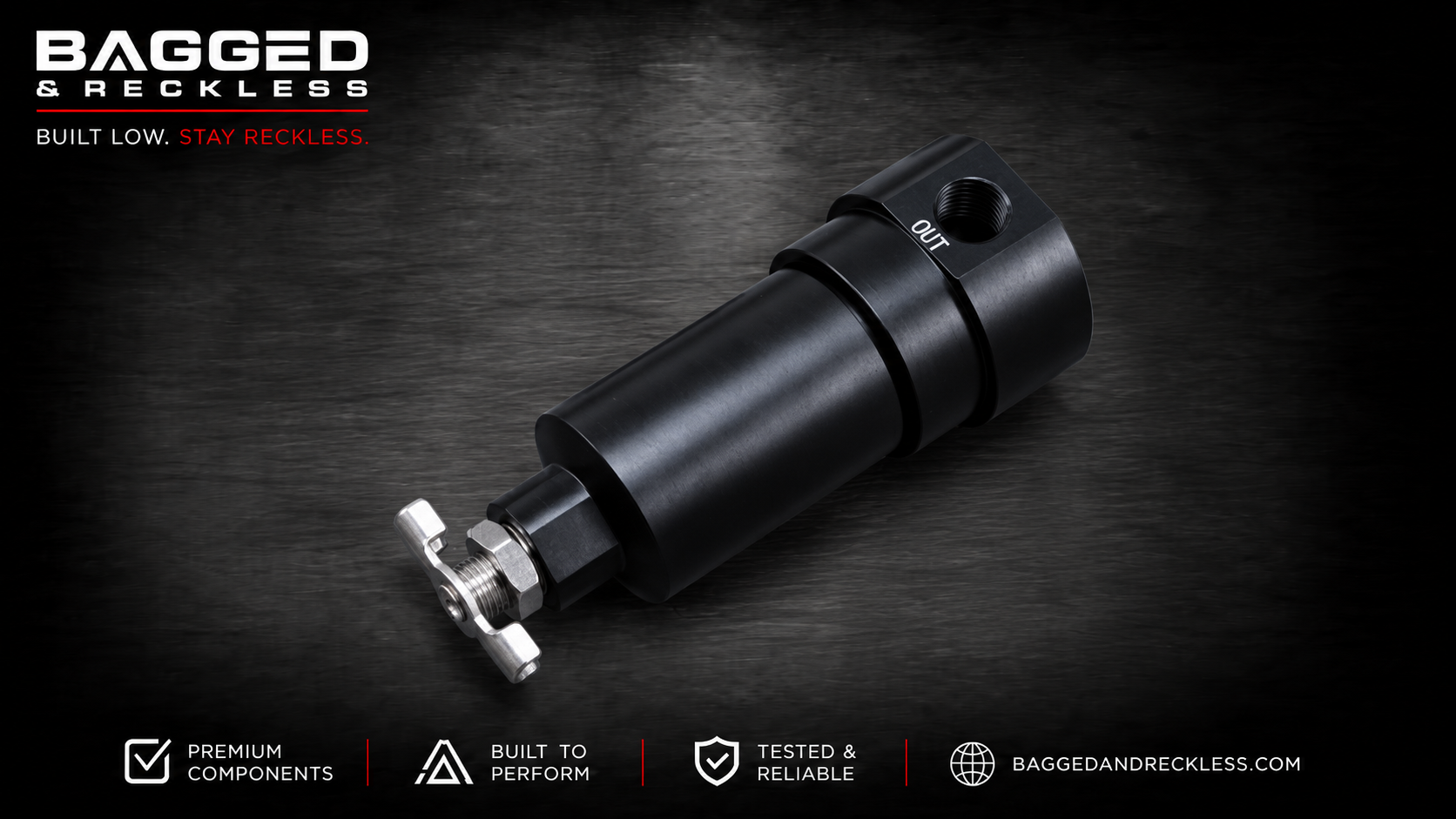 WATER TRAP 1/4" - BLACK PREMIUM